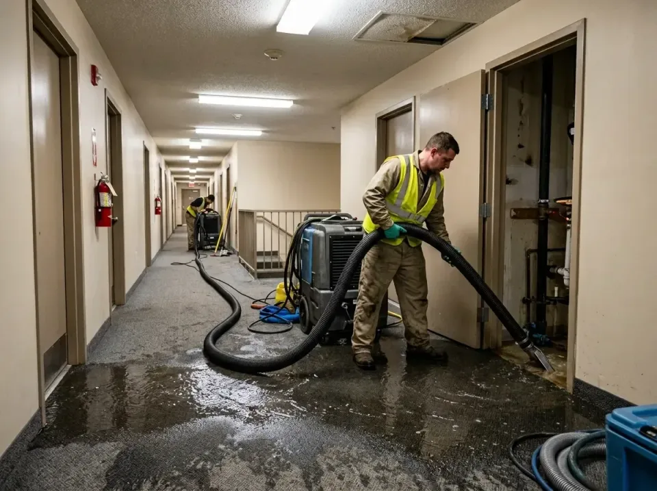 multi-unit-apartment-hallway-f-005 — frequently asked questions, Emergency Burst Pipe Water Extraction & Removal in Morris P…